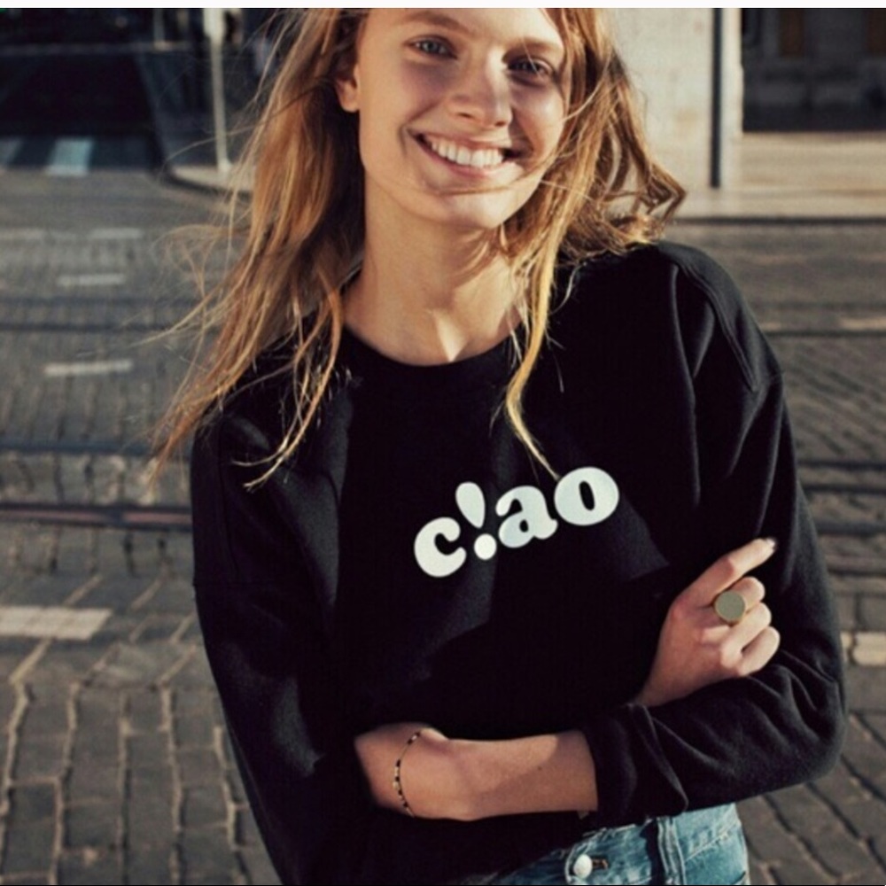 Ciao crew neck sweatshirt